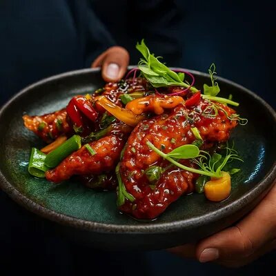 Spiced South Asian small plate